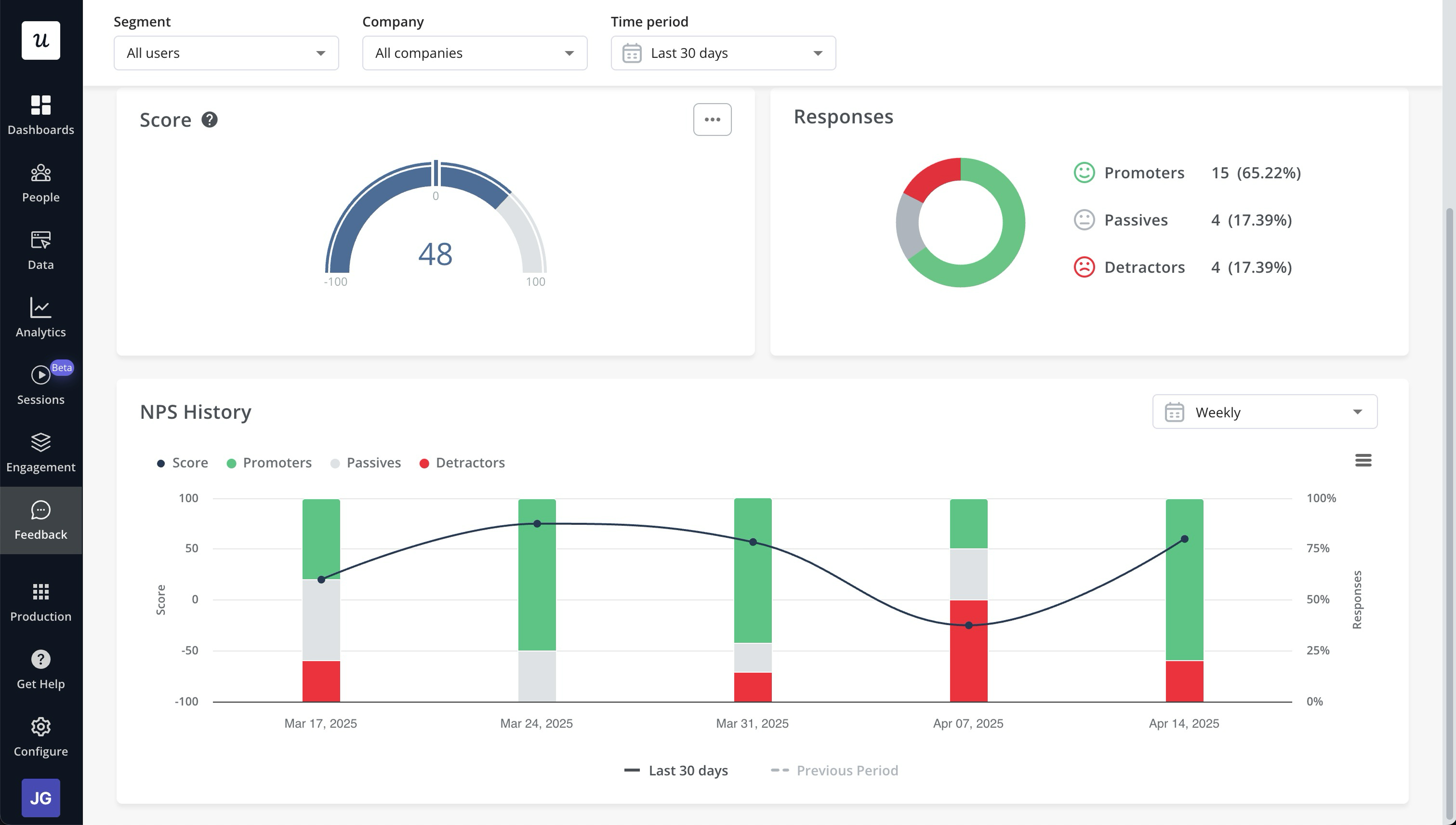 Screenshot of Userpilot